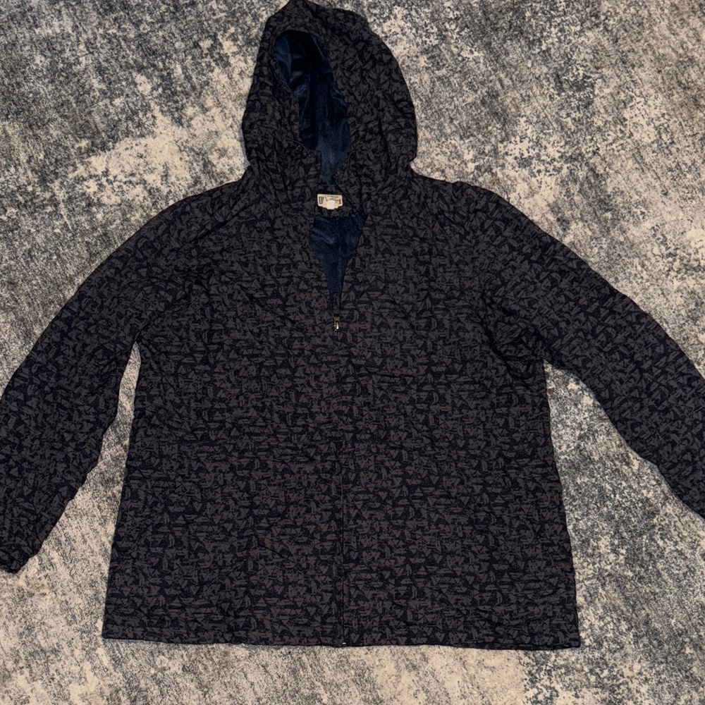 Duluth Trading Co Black Patterned Jacket